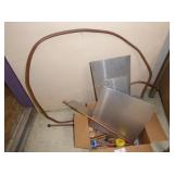 Copper pipe & stainless pieces