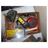 Stud finder, measuring tools & other