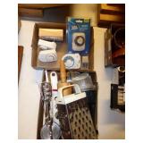 2 boxes kitchen utensils & misc.