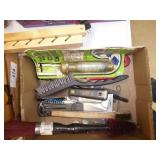 Wire brushes, putty knives & misc.