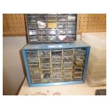 2 hardware cabinets w/ contents