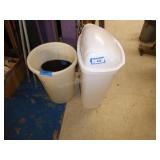 3 garbage containers