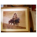 2 framed prints - Native Americans