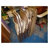 8 folding chairs - AS IS