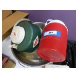 Stainless steel bowls & thermoses