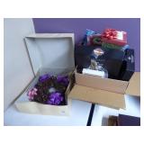 Wreath & Christmas boxes & misc.