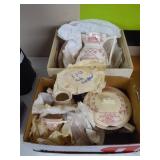 JF Wileman Staffordshire pitcher & bowl - Red Tran