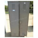 2 door metal locker