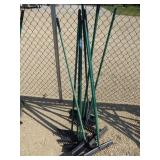 10 plastic (tour smooth) bunker rakes w/ fiberglas