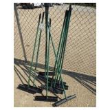 10 plastic (tour smooth) bunker rakes w/ fiberglas