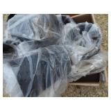 10 cart mounted seed & soil caddies (new & used)