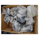 10 cart mounted seed & soil caddies (new & used)