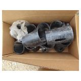 10 cart mounted seed & soil caddies (new & used)