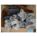 10 cart mounted seed & soil caddies (new & used)