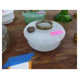 Frosted Hanging Lamp Font - condition: excellent