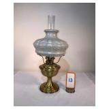 Model #8 Table Lamp w/ #8 Flame Spreader, Shade &