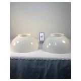 2 Aladdin Store Lamp Shades - condition: very good