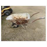 Vintage wheel barrow (tire flat)