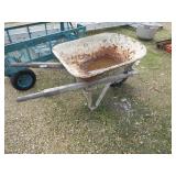 Vintage wheel barrow