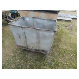 Vintage laundry / mail cart (AS IS)