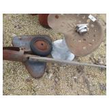 Metal tractor seat & other