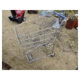 Small vintage shopping cart
