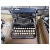 Antique Corona #3 fold-away travel typewriter & bo
