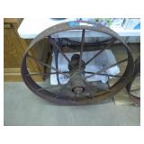 Vintage 32" metal wheel