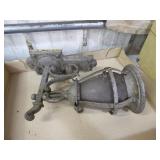 Antique exterior light fixture - glass broken