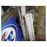 9 Antique tin tile metal