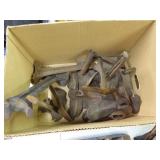 Vintage cobbler shoe form stands