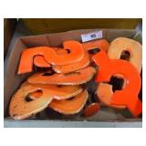 Vintage numbers & symbols