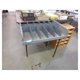 Wood & metal parts table