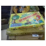 Vintage wood burning kit & Woody Woodpecker game