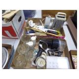 2 boxes misc. kitchen items