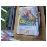 Vintage calendar items