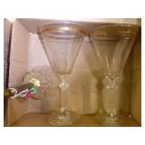 2 highball glasses & bell
