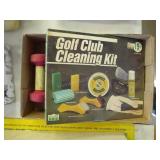 Golf club cleaning kit & weights