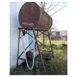 Diesel fuel barrel w/ stand