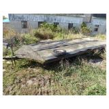 Snowmobile type trailer - 100" x 20