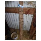 2 vintage coat hangers - AS IS