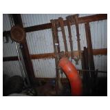 Misc. parts along back wall