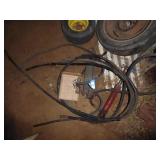 2 hydraulic rams & hoses