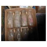 8 Portage Creamery half pint bottles