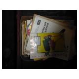 Assorted machine manuals