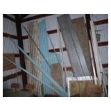 Contents of corner: metal & other