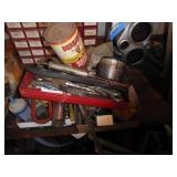 2 boxes misc. tools & hardware