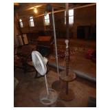 2 lamps & fan
