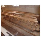 Lumber lot: boards 122" to 150"