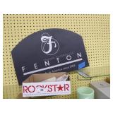 2 items: Fenton sign & sales literature